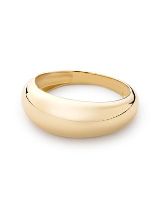 Solid Yellow Medium Dome Ring