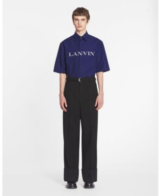 Wide-leg Pants with Cuffs