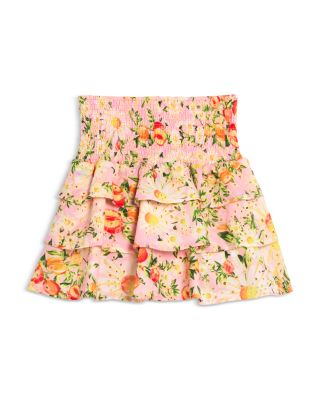 AQUA - Girls' Summer Peach Top & Skirt, Little Kid, Big Kid - Exclusive