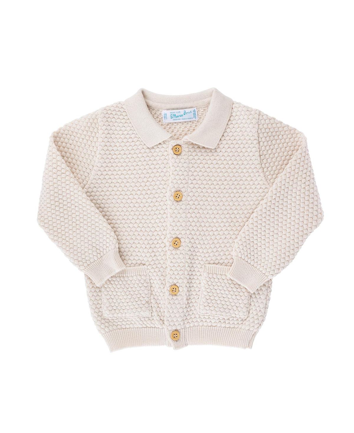 Feltman Brothers Unisex Popcorn Knit Cardigan - Little Kid