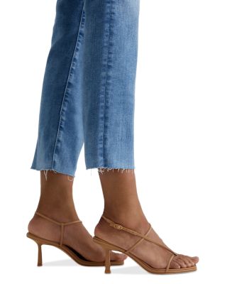 Mari Mid Rise Crop Straight Leg Jeans in Central Coast
