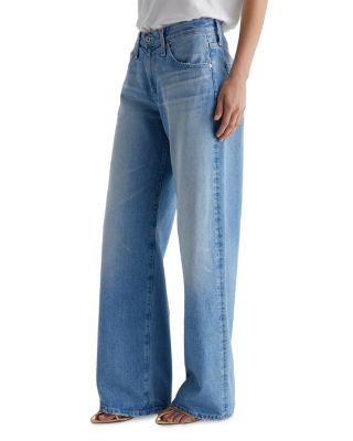 Adria Low Rise Wide Leg Jeans in Siren