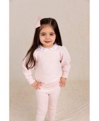 Girls' Detailed Collar Knit Set - Baby, Little Kid