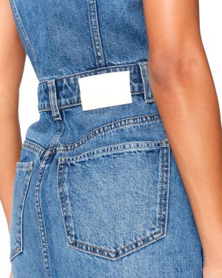 Denim Vest Midi Dress