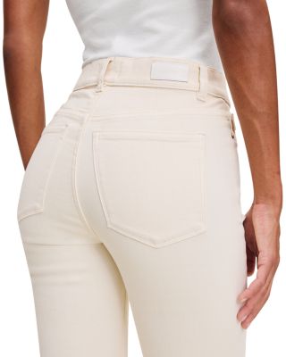 Halle High Rise Straight Leg Instasculpt Jeans in Ecru