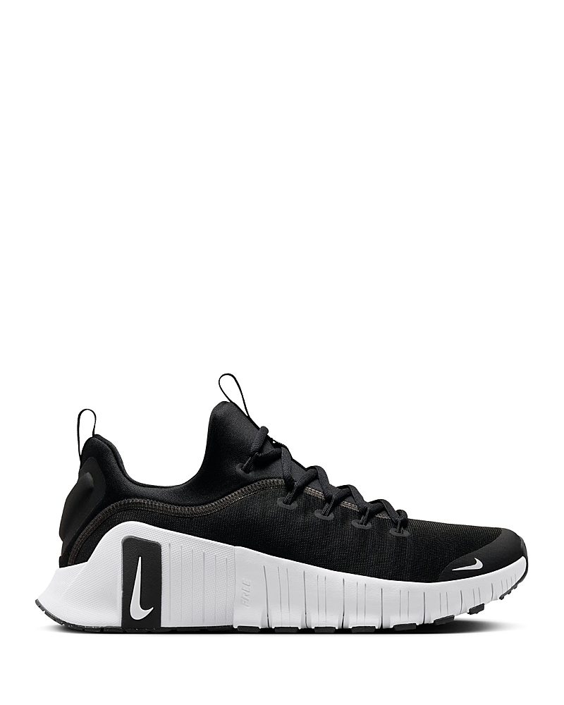 Nike Free Metcon 5 Rubber-trimmed Mesh Sneakers In Black/white