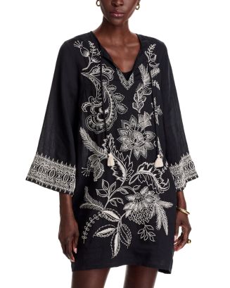 Johnny Was Embroidered Shift Dress | Bloomingdale's