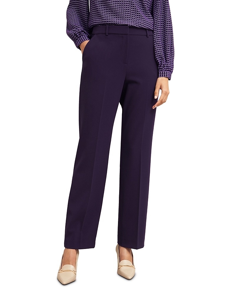 Hobbs London Fenella Trousers In Grape Purple