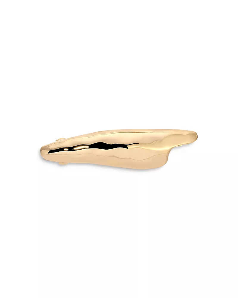 Ettika Liquid Lux Hair Barrette in Gold Tone