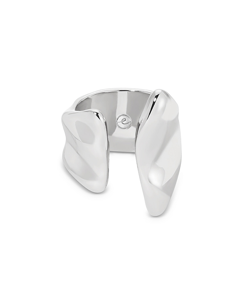 Ettika Liquid Luxe Open Ring In Silver
