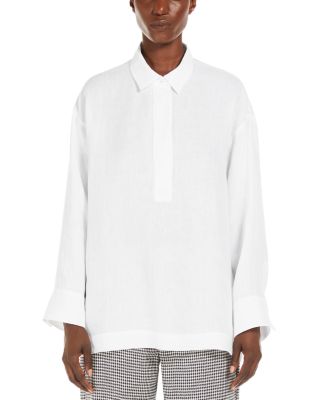 Max Mara - S Max Mara Varese Linen Top