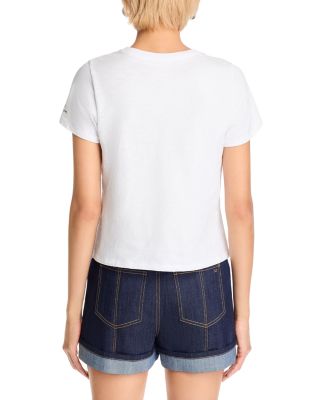 Denim J'adore Shrunken Tee