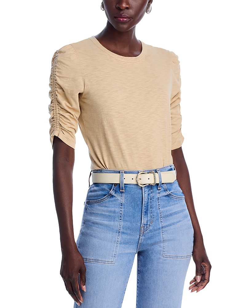 Veronica Beard Waldorf Long Sleeve Cotton T-shirt