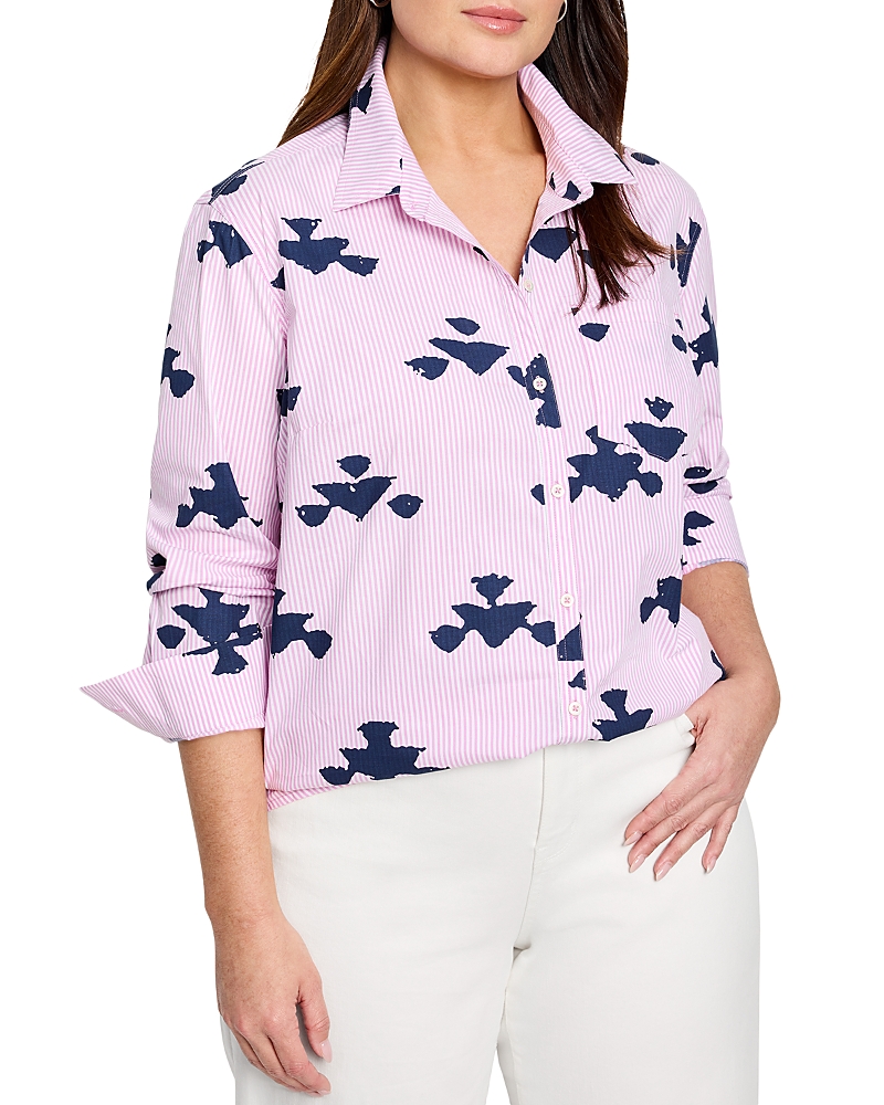 Nic+Zoe Plus Stamped Shirt