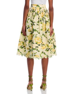 English Roses Scallop Trim Skirt