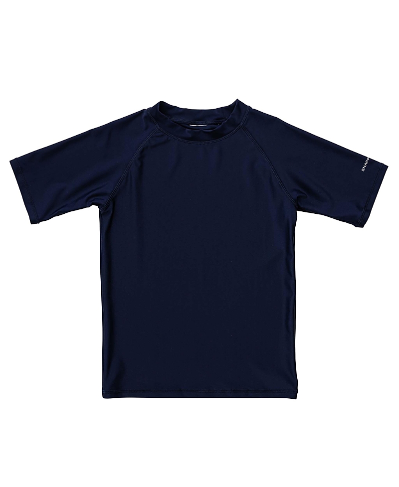 Snapper Rock Boys' Short Sleeve Rash T-shirt - Little Kid, Big Kid In Navy