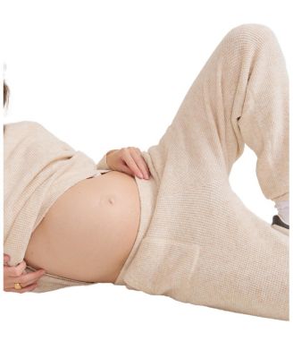 The Cozy Waffle Maternity Jogger