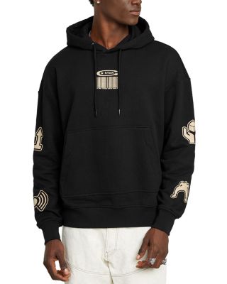 G-STAR RAW - Oversized Fit Multi Logo Hoodie