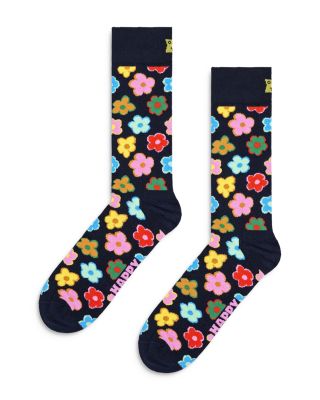 Happy Socks - Flower Crew Socks