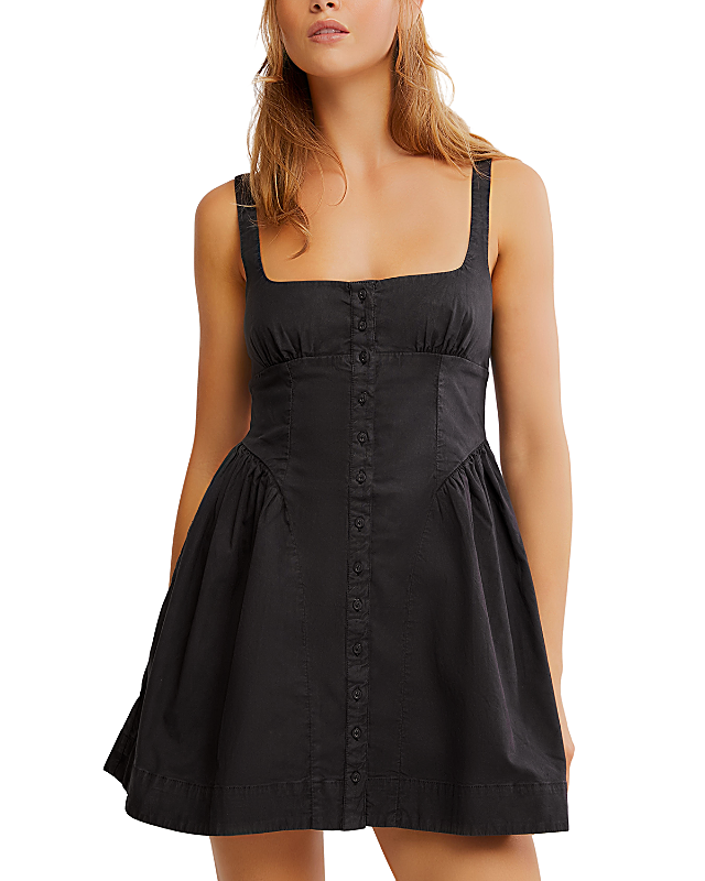 Free People Astrid Oxford Mini Dress