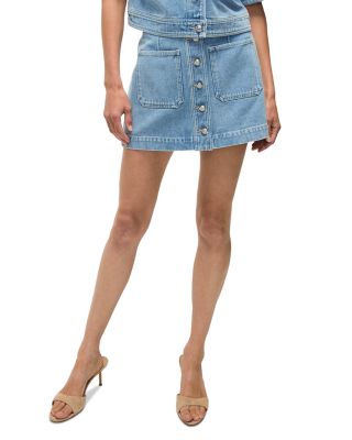 Veronica Beard - Moxie Denim Mini Skirt