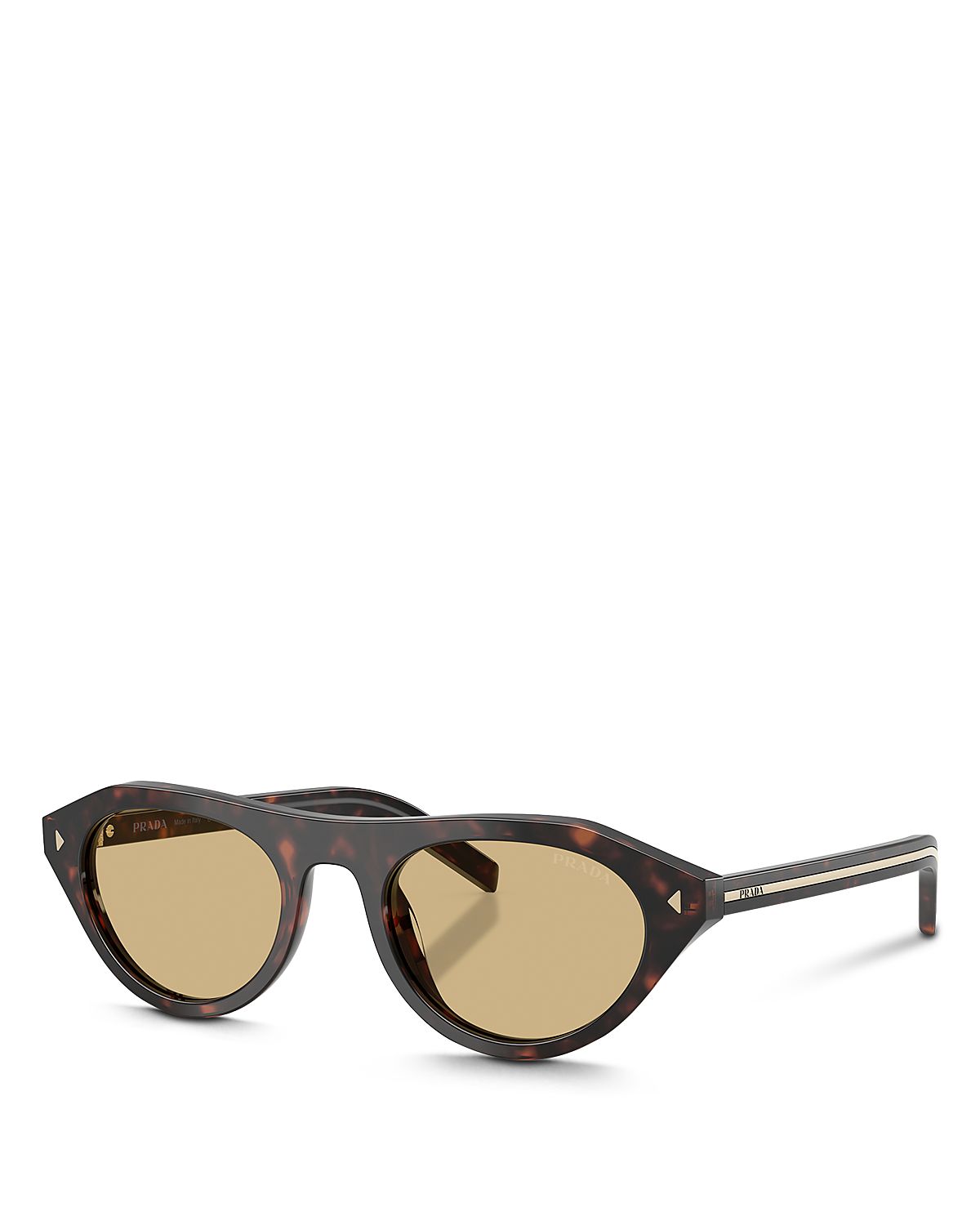 Prada Pr B15S Round Sunglasses, 51mm