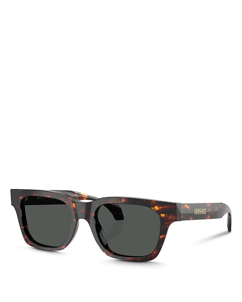 Versace Square Sunglasses, 52mm In Havana