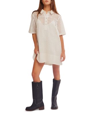 Remino Eyelet Mini Dress