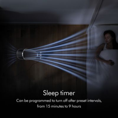 Cool tower fan AM07 | Satin Black/Nickel | New