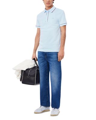 Tipped Short Sleeve Polo Shirt