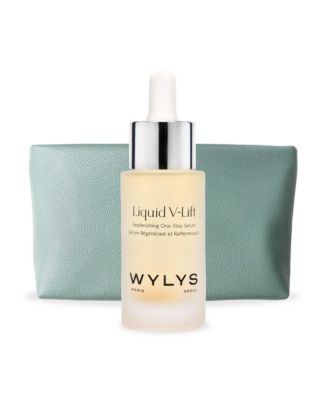 Liquid V-Lift & Sage Verte Makeup Bag