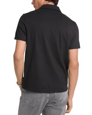 Sleek Pique Zip Polo Shirt