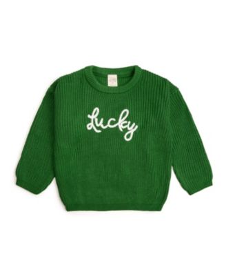 Sweet Wink - Girls' Lucky St. Patrick's Day Knit Sweater - Little Kid, Big Kid