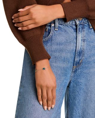 Mixed Cut Multi Gemstone Bracelet in 14K Yellow Gold