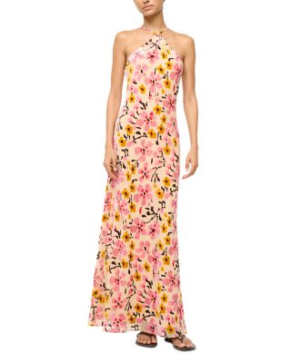 STAUD - Cubism Halter Dress