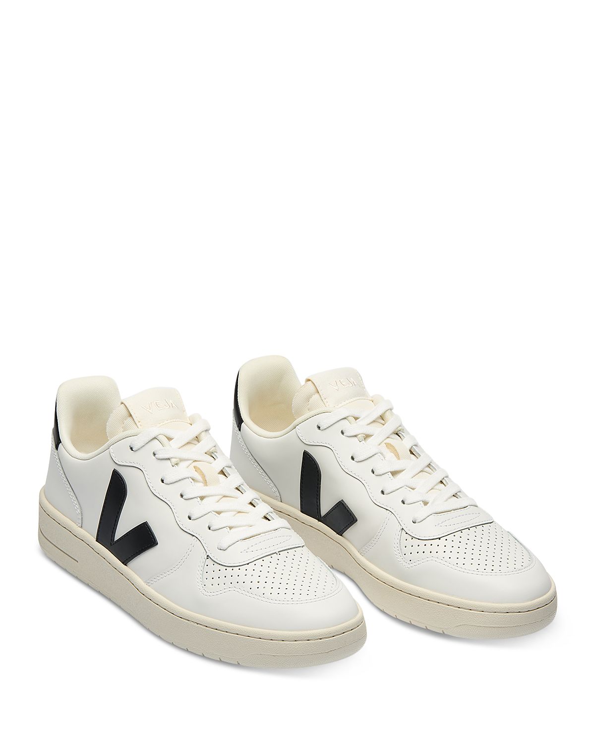 Veja Men's V-10 Low Top Mesh and Suede Sneakers