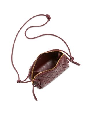 Concert Pouch Intrecciato Leather Shoulder Bag