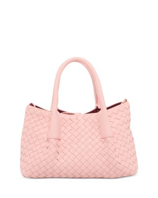 Small Pinacoteca Intrecciato Leather Tote