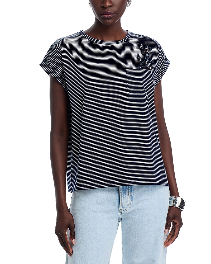 Kobi Halperin Lian Knit Top - Exclusive In Blue Multi