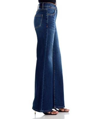 Rosie High Rise Wide Leg Jeans in Indigo - Exclusive