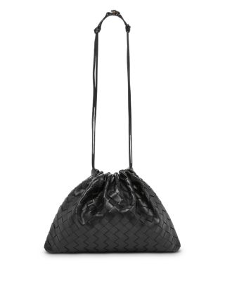 Dustbag Intrecciato Leather Shoulder Bag