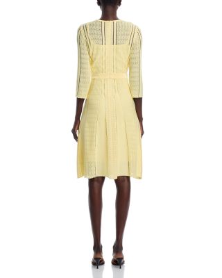 Pointelle Knit Dress