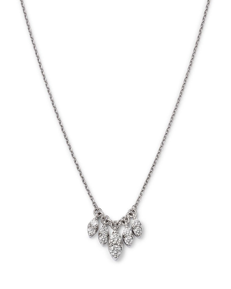 Bloomingdale's Fine Collection Diamond Pendant Necklace in 14K White Gold, 1.0 tcw