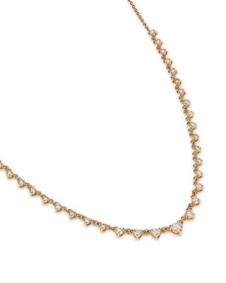 Diamond Necklace in 14K Yellow Gold, 2.25 tcw