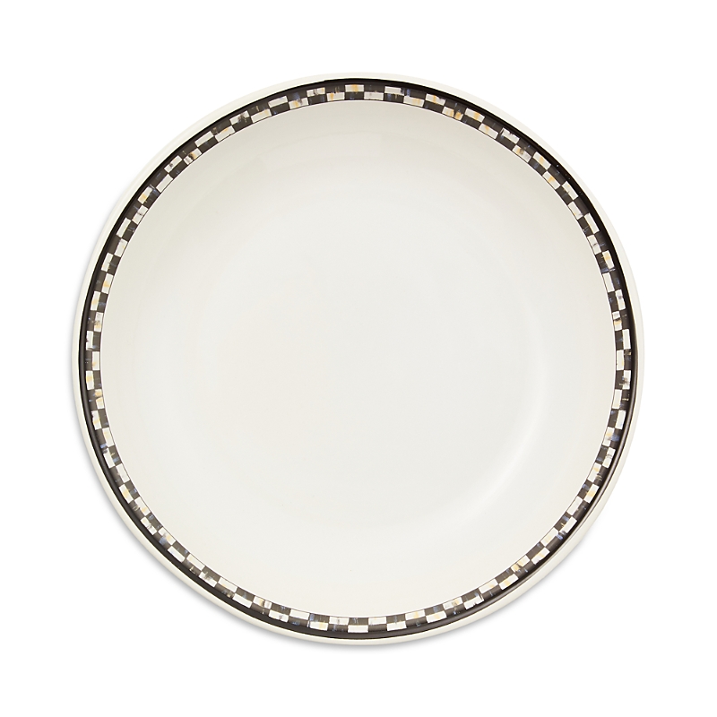Mackenzie-childs Courtly Check Everyday Pasta Bowls, Set Of 4 In Black