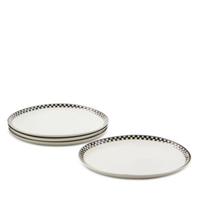 Courtly Check Everyday Dinner Plates, Set of 4
