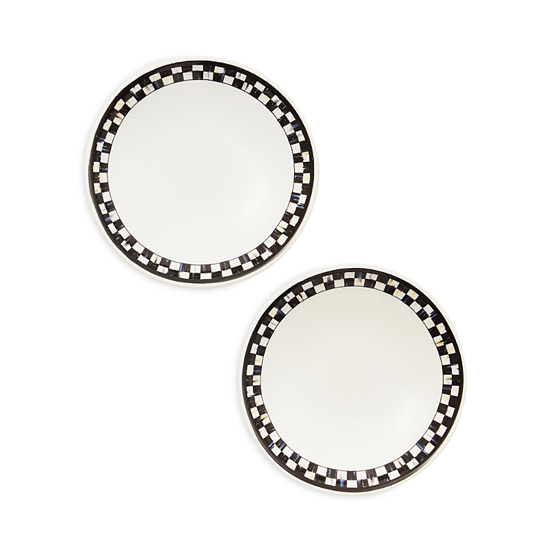 Mackenzie-childs Courtly Check Everyday Pinch Bowls, Set Of 2