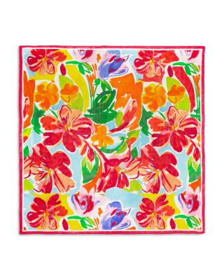 Bloom Square Silk Scarf