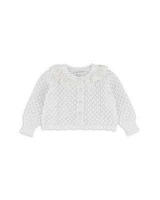 Miniclasix - Girls' Pointelle Cardigan Sweater - Baby