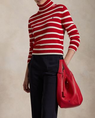 Polo Play Medium Leather Tote